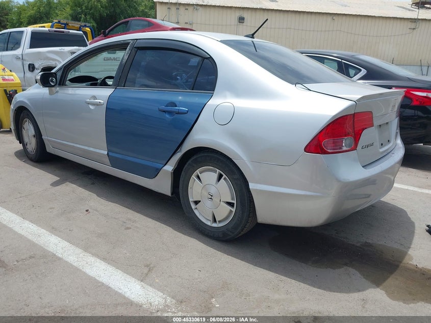 2006 Honda Civic hybrid VIN JHMFA36296S019790 IAAI salvage auction — NORMAL WEAR, App For Dup Clear (California), sold $325 on 2026-07-14 (photo 3)