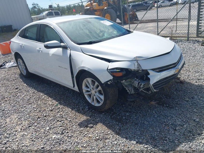 2016 Chevrolet Malibu VIN 1G1ZE5ST9GF320799 IAAI salvage auction — FRONT END, Salvage Title, sold $225 on 2026-07-24 (photo 1)