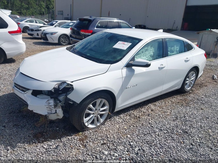 2016 Chevrolet Malibu VIN 1G1ZE5ST9GF320799 IAAI salvage auction — FRONT END, Salvage Title, sold $225 on 2026-07-24 (photo 2)