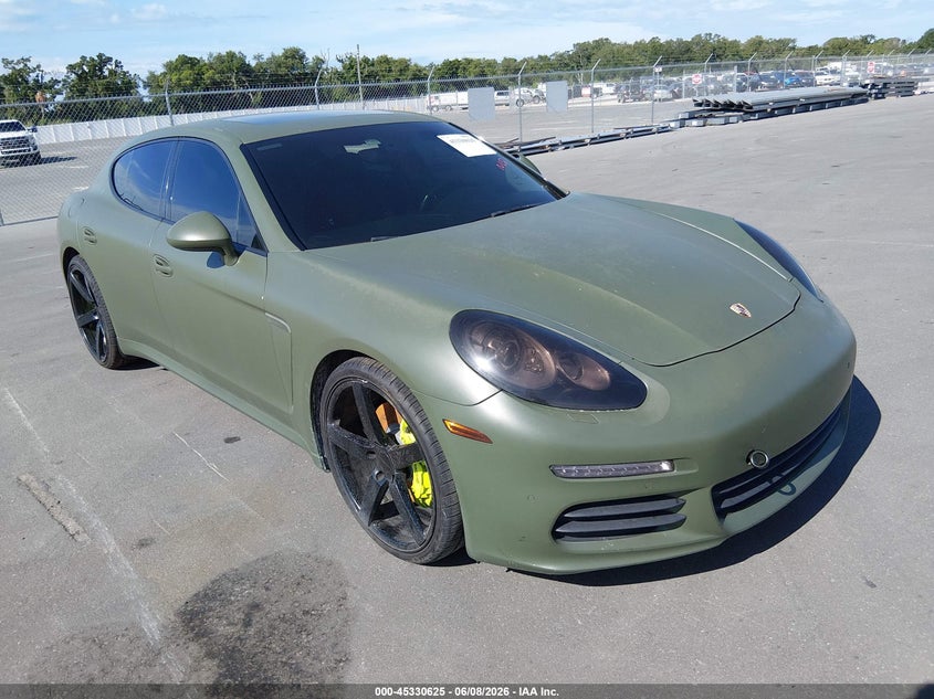 2015 Porsche Panamera VIN WP0AA2A71FL001495 IAAI salvage auction — NORMAL WEAR, Clear (Florida), sold $3,050 on 2026-07-06 (photo 1)