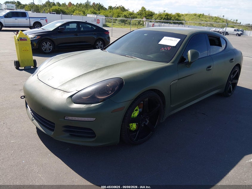 2015 Porsche Panamera VIN WP0AA2A71FL001495 IAAI salvage auction — NORMAL WEAR, Clear (Florida), sold $3,050 on 2026-07-06 (photo 2)