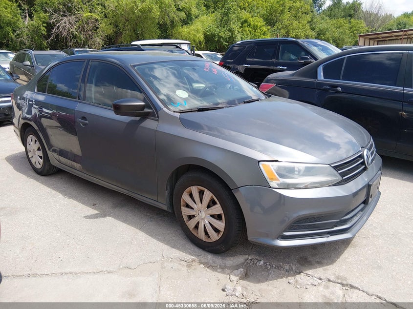 2015 Volkswagen Jetta VIN 3VW2K7AJ6FM310577 IAAI salvage auction — NORMAL WEAR, Salvage Title, sold $1,300 on 2026-07-27 (photo 1)