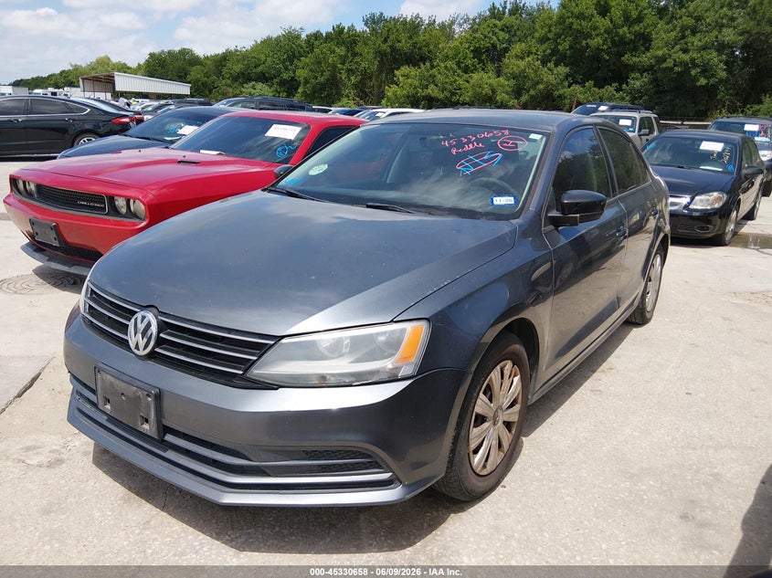2015 Volkswagen Jetta VIN 3VW2K7AJ6FM310577 IAAI salvage auction — NORMAL WEAR, Salvage Title, sold $1,300 on 2026-07-27 (photo 2)