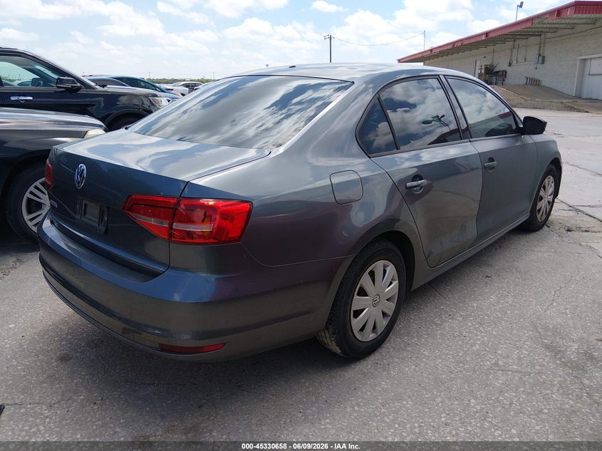 2015 Volkswagen Jetta VIN 3VW2K7AJ6FM310577 IAAI salvage auction — NORMAL WEAR, Salvage Title, sold $1,300 on 2026-07-27 (photo 4)