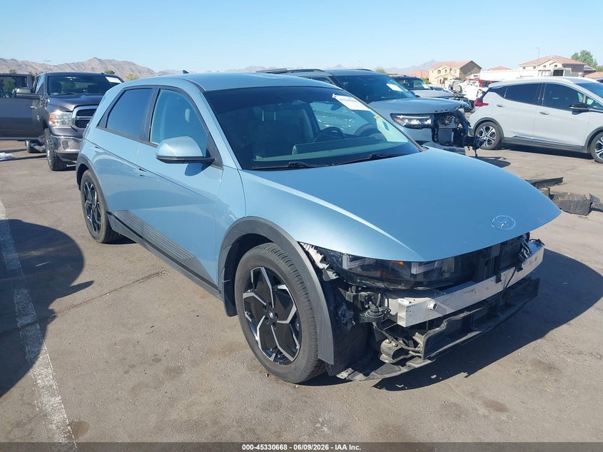 2022 Hyundai Ioniq 5 VIN KM8KM4AB9NU096419 IAAI salvage auction — LEFT FRONT, Salvage (Arizona), sold $6,100 on 2026-07-28 (photo 1)