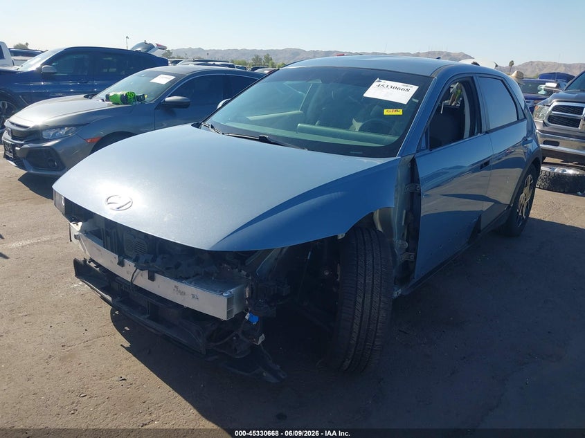 2022 Hyundai Ioniq 5 VIN KM8KM4AB9NU096419 IAAI salvage auction — LEFT FRONT, Salvage (Arizona), sold $6,100 on 2026-07-28 (photo 2)