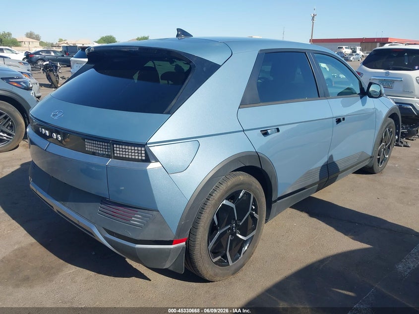 2022 Hyundai Ioniq 5 VIN KM8KM4AB9NU096419 IAAI salvage auction — LEFT FRONT, Salvage (Arizona), sold $6,100 on 2026-07-28 (photo 4)