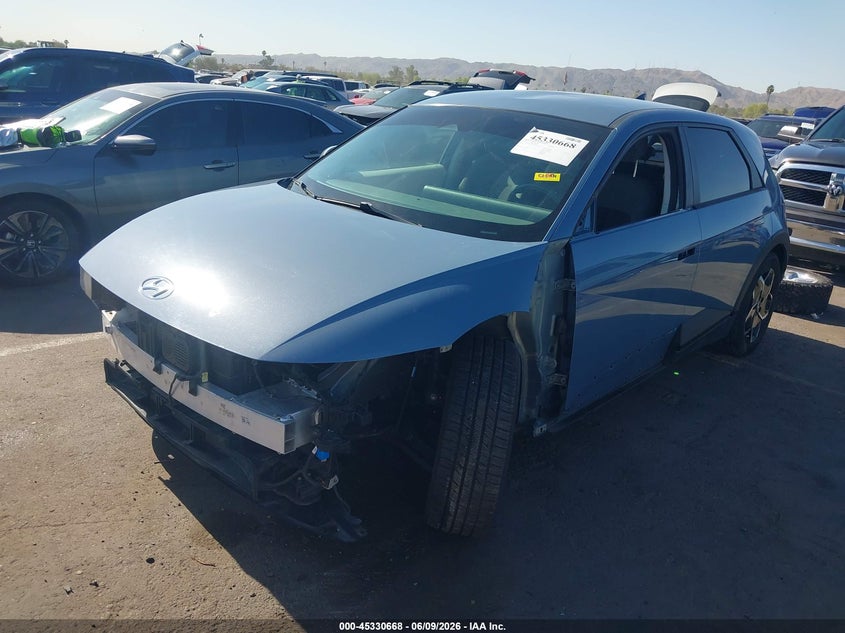 2022 Hyundai Ioniq 5 VIN KM8KM4AB9NU096419 IAAI salvage auction — LEFT FRONT, Salvage (Arizona), sold $6,100 on 2026-07-28 (photo 6)