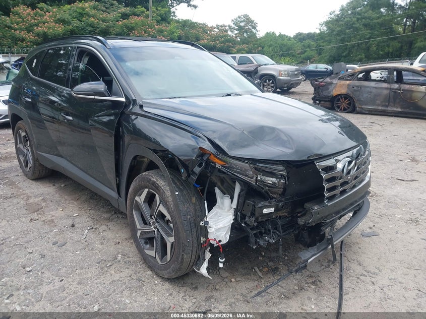 2024 Hyundai Tucson VIN KM8JECD1XRU227305 IAAI salvage auction — RIGHT FRONT, Salvage Title, sold $9,600 on 2026-07-08 (photo 1)