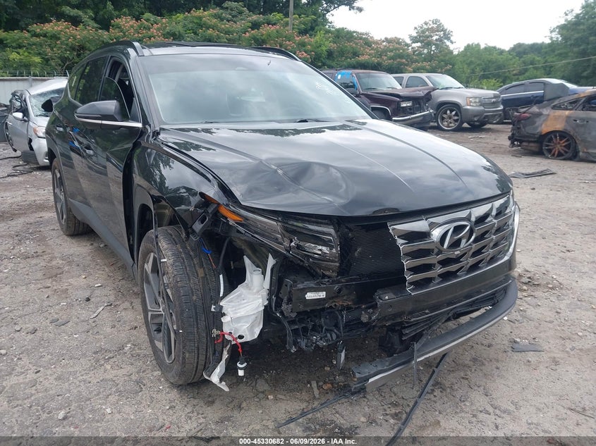 2024 Hyundai Tucson VIN KM8JECD1XRU227305 IAAI salvage auction — RIGHT FRONT, Salvage Title, sold $9,600 on 2026-07-08 (photo 6)