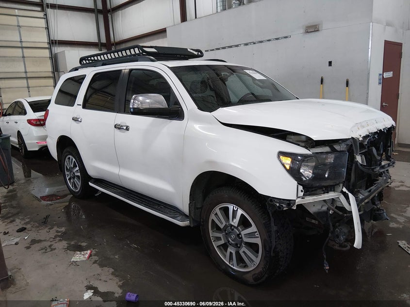 2008 Toyota Sequoia VIN 5TDBY68A18S012328 IAAI salvage auction — FRONT END, Salvage (Idaho), sold $25 on 2026-07-24 (photo 1)