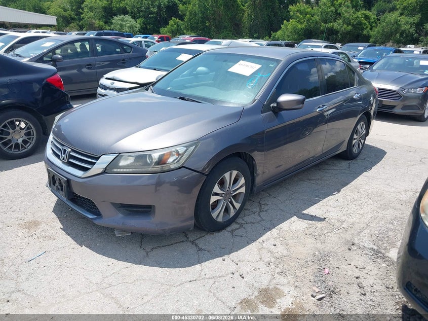 2014 Honda Accord VIN 1HGCR2F39EA202614 IAAI salvage auction — NORMAL WEAR, Salvage Title, sold $1,525 on 2026-07-06 (photo 2)