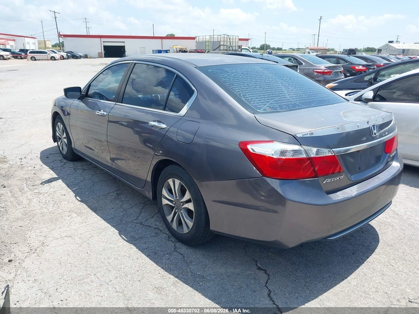 2014 Honda Accord VIN 1HGCR2F39EA202614 IAAI salvage auction — NORMAL WEAR, Salvage Title, sold $1,525 on 2026-07-06 (photo 3)