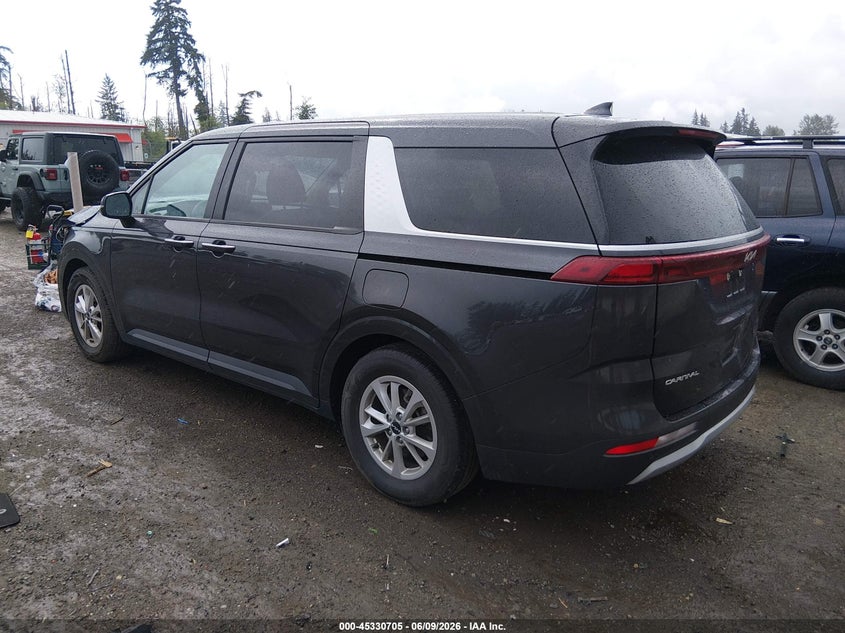 2023 Kia Carnival VIN KNDNB4H36P6281637 IAAI salvage auction — FRONT END, Salvage Title, sold $5,350 on 2026-07-22 (photo 3)