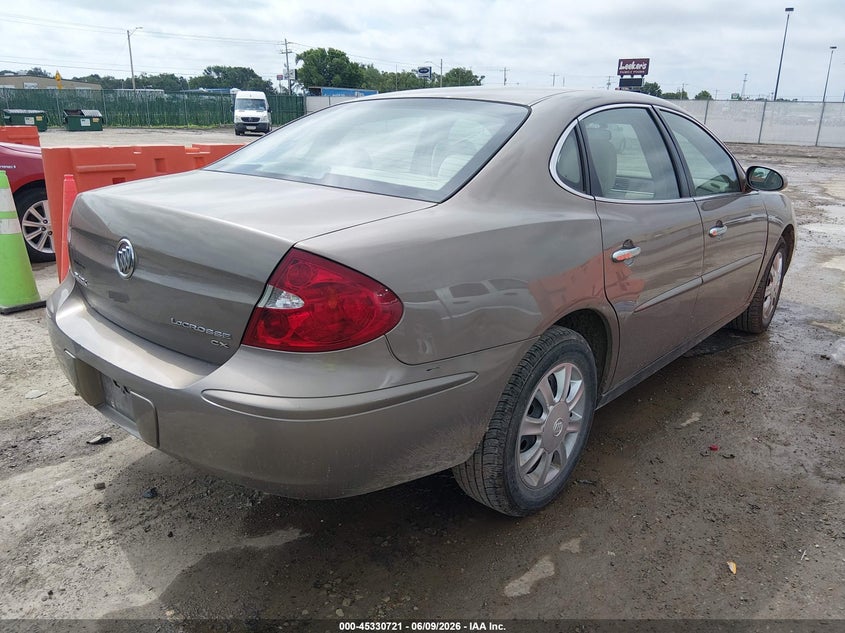 2007 Buick Lacrosse VIN 2G4WC552371118188 IAAI salvage auction — HAIL, Salvage (Kansas), sold $375 on 2026-07-10 (photo 4)