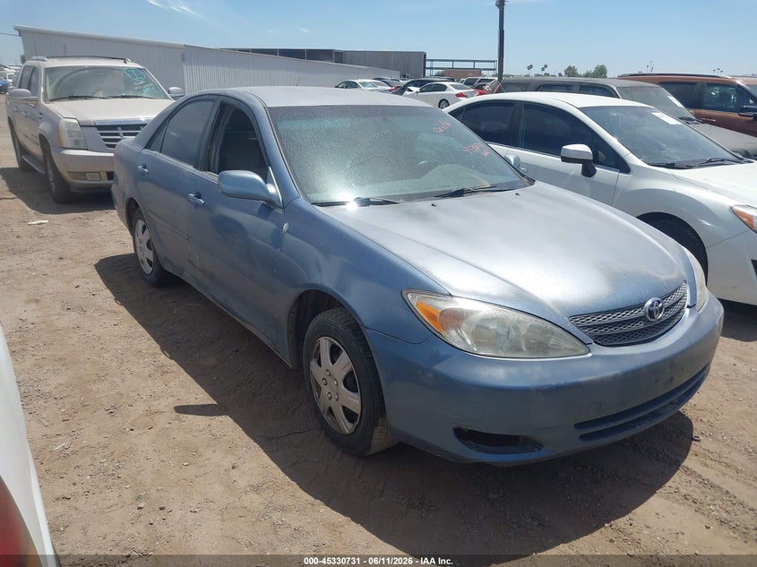 2002 Toyota Camry VIN JTDBE32K220069270 IAAI salvage auction — NORMAL WEAR, Clear-Dealer Only (Arizona), sold $250 on 2026-07-21 (photo 1)