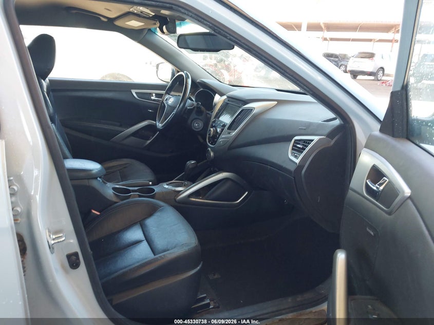 2015 Hyundai Veloster VIN KMHTC6AD9FU218573 IAAI salvage auction — FRONT END, Clear (Arizona), sold $1,900 on 2026-07-14 (photo 5)