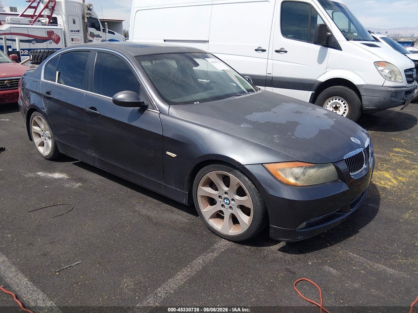 2006 BMW 3 series VIN WBAVB33566PS18515 IAAI salvage auction — NORMAL WEAR, Regular (Nevada), sold $25 on 2026-07-24 (photo 1)