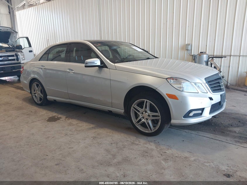 2011 Mercedes-benz E-class VIN WDDHF9ABXBA500417 IAAI salvage auction — LEFT REAR, Regular (South Dakota), sold $3,650 on 2026-08-04 (photo 1)