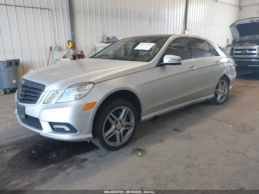 2011 Mercedes-benz E-class VIN WDDHF9ABXBA500417 IAAI salvage auction — LEFT REAR, Regular (South Dakota), sold $3,650 on 2026-08-04 (photo 2)