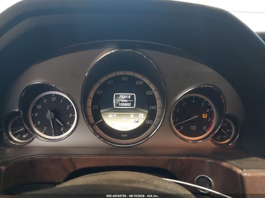2011 Mercedes-benz E-class VIN WDDHF9ABXBA500417 IAAI salvage auction — LEFT REAR, Regular (South Dakota), sold $3,650 on 2026-08-04 (photo 7)