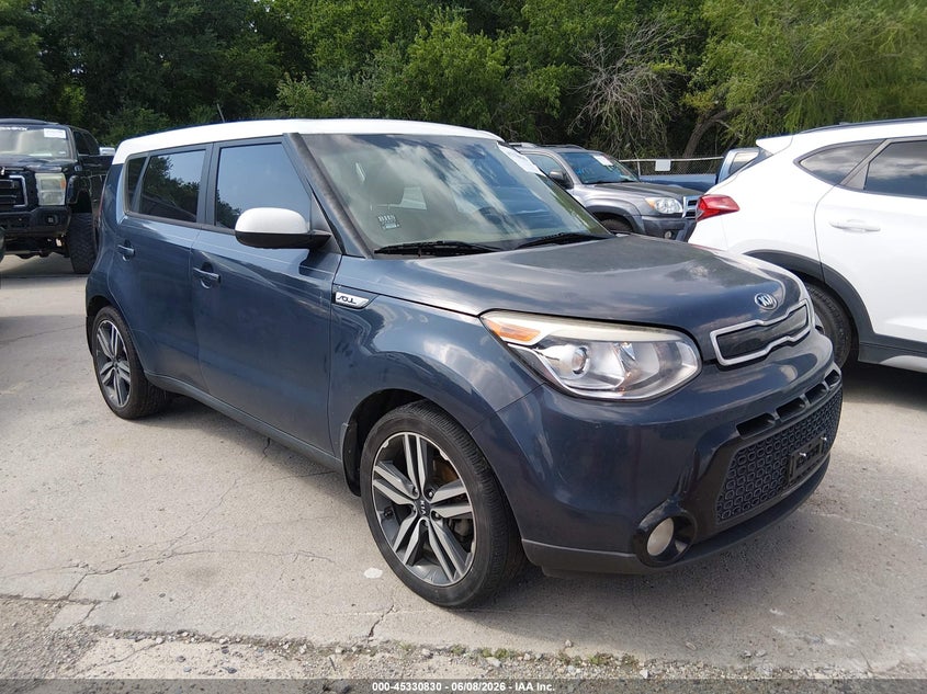 2016 Kia Soul VIN KNDJP3A57G7270615 IAAI salvage auction — NORMAL WEAR, Salvage Title, sold $1,275 on 2026-07-06 (photo 1)
