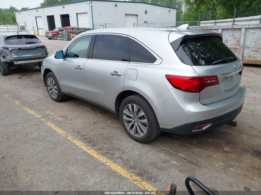 2015 Acura Mdx VIN 5FRYD4H48FB009656 IAAI salvage auction — RIGHT FRONT, Salvage Title, sold $1,900 on 2026-07-18 (photo 3)