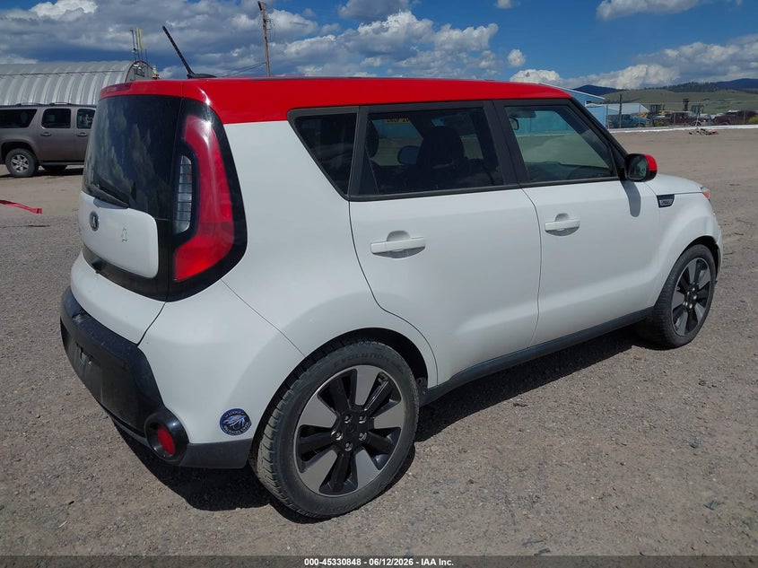 2016 Kia Soul VIN KNDJP3A56G7317875 IAAI salvage auction — NORMAL WEAR, Clear (Montana), sold $650 on 2026-07-22 (photo 4)