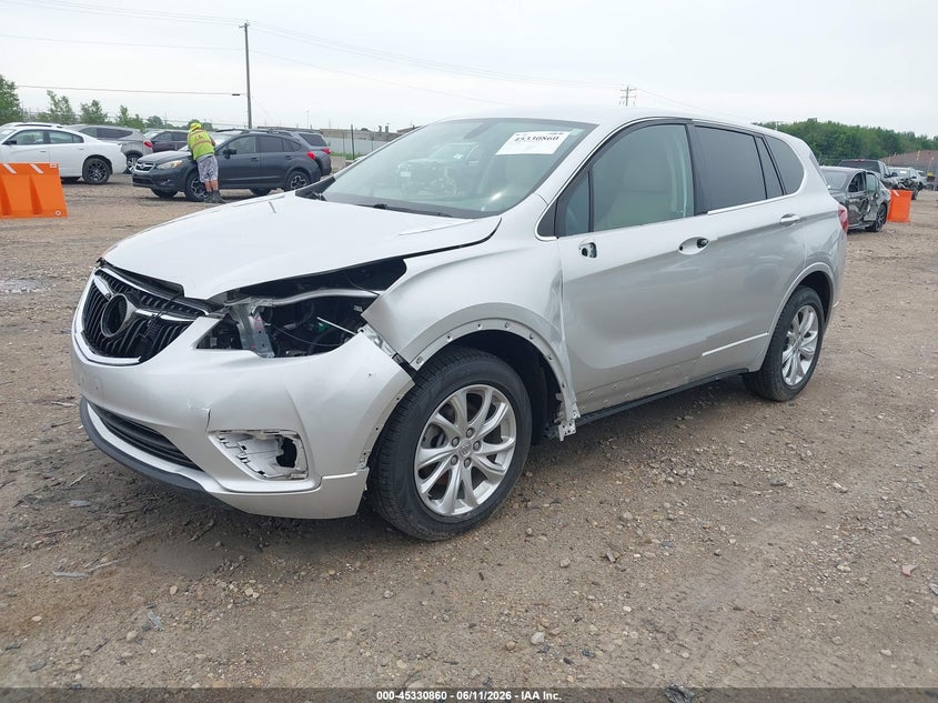 2019 Buick Envision VIN LRBFX1SA2KD003543 IAAI salvage auction — LEFT FRONT, Salvage Title, sold $2,650 on 2026-07-19 (photo 2)