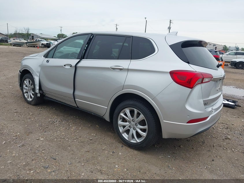2019 Buick Envision VIN LRBFX1SA2KD003543 IAAI salvage auction — LEFT FRONT, Salvage Title, sold $2,650 on 2026-07-19 (photo 3)