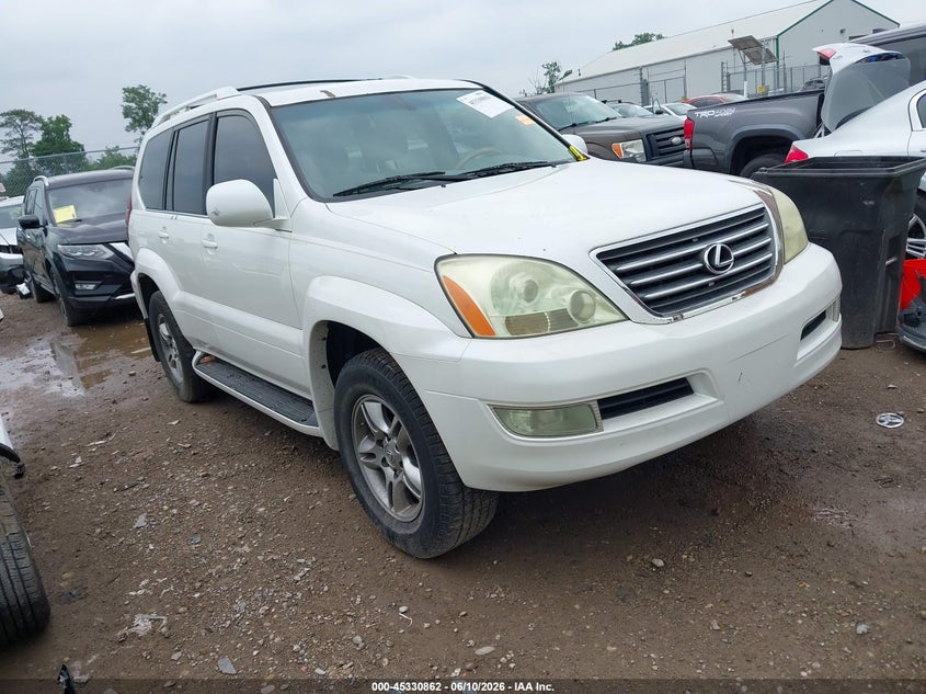 2004 Lexus Gx 470 VIN JTJBT20X140031642 IAAI salvage auction — NORMAL WEAR, Original (Ohio), sold $1,550 on 2026-07-23 (photo 1)