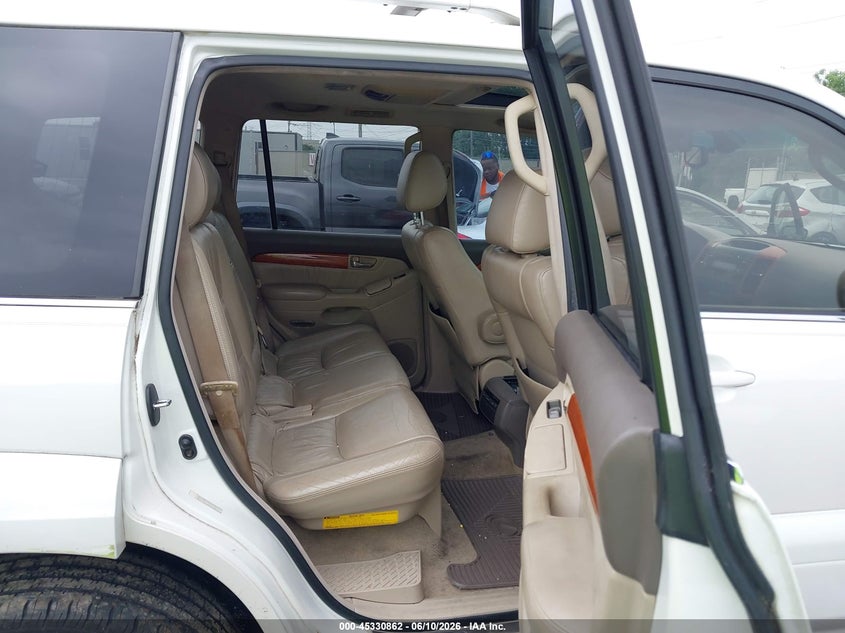 2004 Lexus Gx 470 VIN JTJBT20X140031642 IAAI salvage auction — NORMAL WEAR, Original (Ohio), sold $1,550 on 2026-07-23 (photo 8)