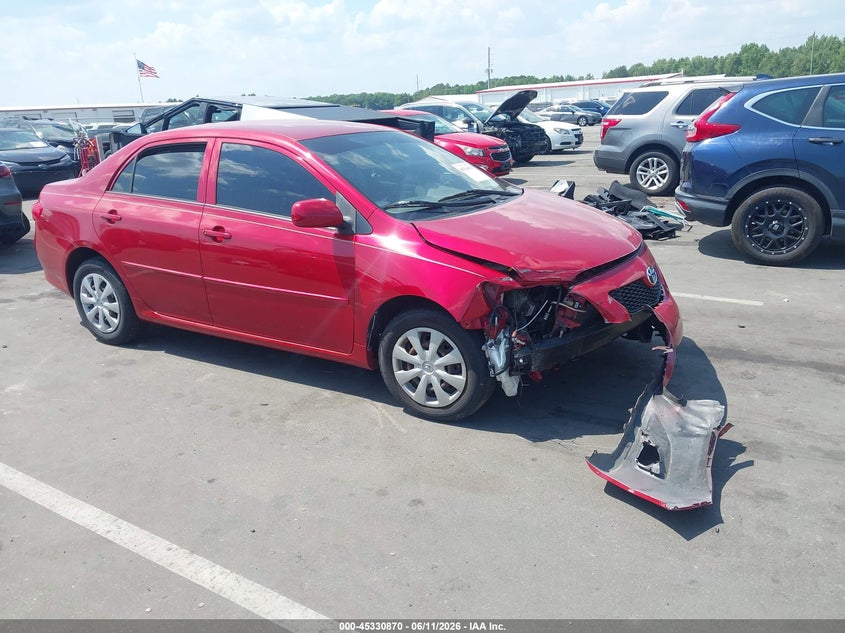 2009 Toyota Corolla VIN JTDBL40E099021863 IAAI salvage auction — FRONT END, Salvage (North Carolina), sold $1,050 on 2026-07-15 (photo 1)