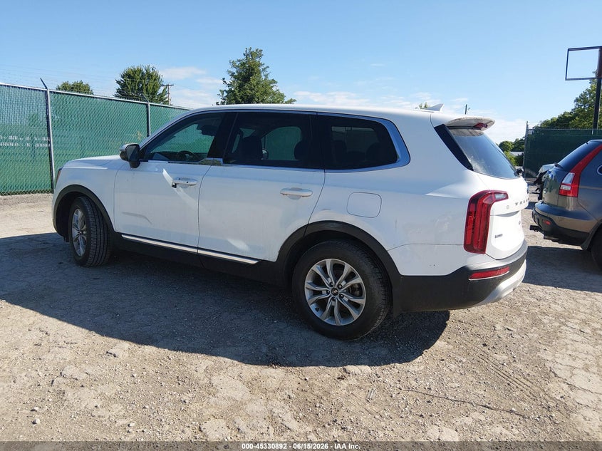 2020 Kia Telluride VIN 5XYP2DHCXLG019748 IAAI salvage auction — NORMAL WEAR, Original (Kentucky), sold $7,025 on 2026-07-20 (photo 3)