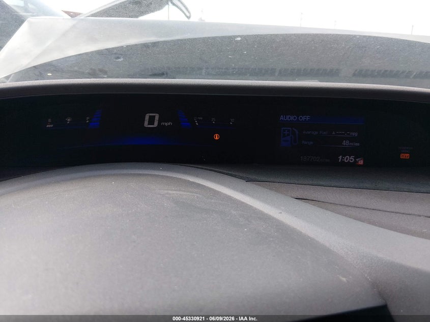 2012 Honda Civic VIN JHMFB2F59CS004901 IAAI salvage auction — NORMAL WEAR, Salvage Title, sold $800 on 2026-07-13 (photo 7)