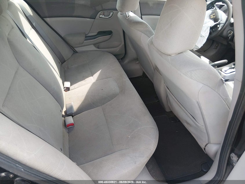 2012 Honda Civic VIN JHMFB2F59CS004901 IAAI salvage auction — NORMAL WEAR, Salvage Title, sold $800 on 2026-07-13 (photo 8)