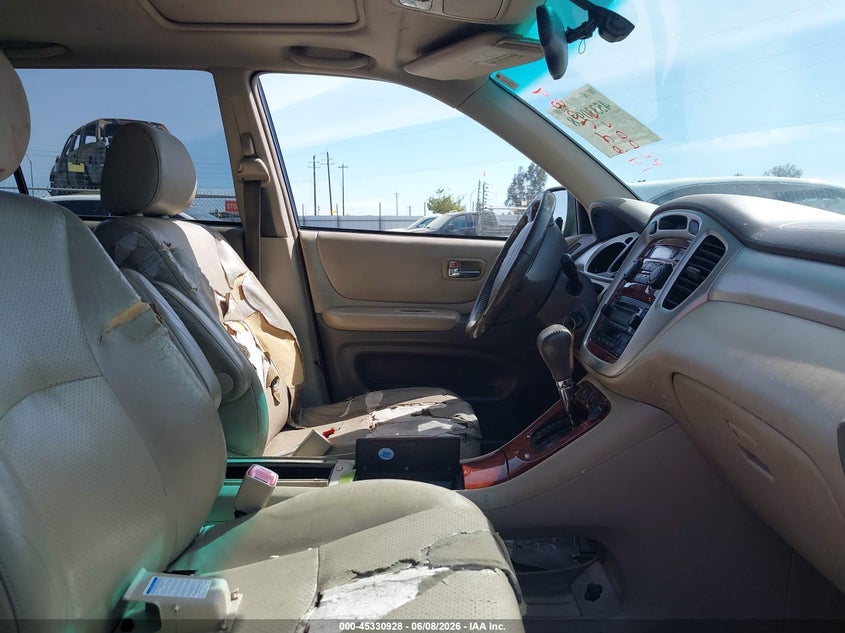 2006 Toyota Highlander VIN JTEDP21A760092079 IAAI salvage auction — NORMAL WEAR, Salvage (California), sold $850 on 2026-07-28 (photo 5)