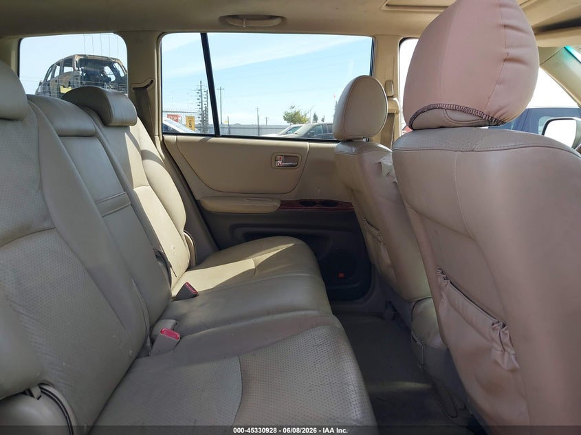 2006 Toyota Highlander VIN JTEDP21A760092079 IAAI salvage auction — NORMAL WEAR, Salvage (California), sold $850 on 2026-07-28 (photo 8)