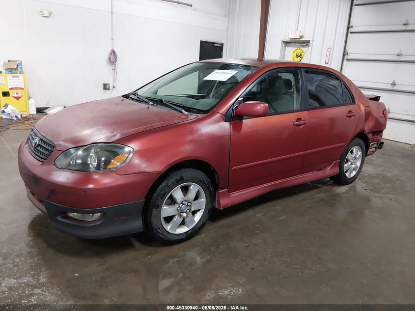 2006 Toyota Corolla VIN 1NXBR32E76Z646772 IAAI salvage auction — REAR END, Salvage (Iowa), sold $575 on 2026-07-19 (photo 2)