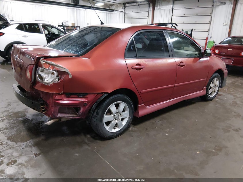 2006 Toyota Corolla VIN 1NXBR32E76Z646772 IAAI salvage auction — REAR END, Salvage (Iowa), sold $575 on 2026-07-19 (photo 4)