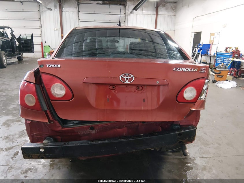 2006 Toyota Corolla VIN 1NXBR32E76Z646772 IAAI salvage auction — REAR END, Salvage (Iowa), sold $575 on 2026-07-19 (photo 6)