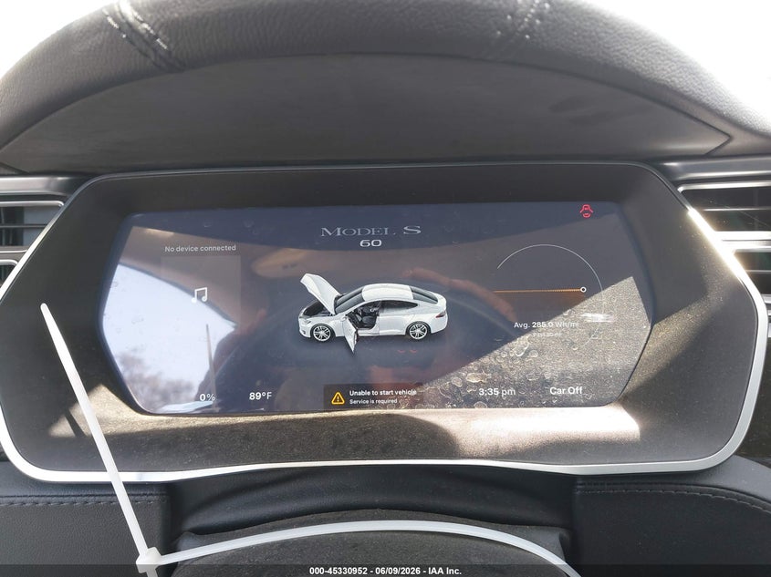 2014 Tesla Model s VIN 5YJSA1S15EFP60466 IAAI salvage auction — REAR END, Salvage Title, sold $1,625 on 2026-07-14 (photo 7)