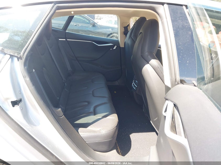 2014 Tesla Model s VIN 5YJSA1S15EFP60466 IAAI salvage auction — REAR END, Salvage Title, sold $1,625 on 2026-07-14 (photo 8)