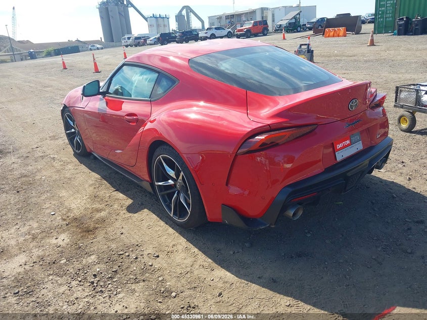 2022 Toyota Supra VIN WZ1DB0C01NW046451 IAAI salvage auction — FRONT END, Salvage Title, sold $26,050 on 2026-08-10 (photo 3)