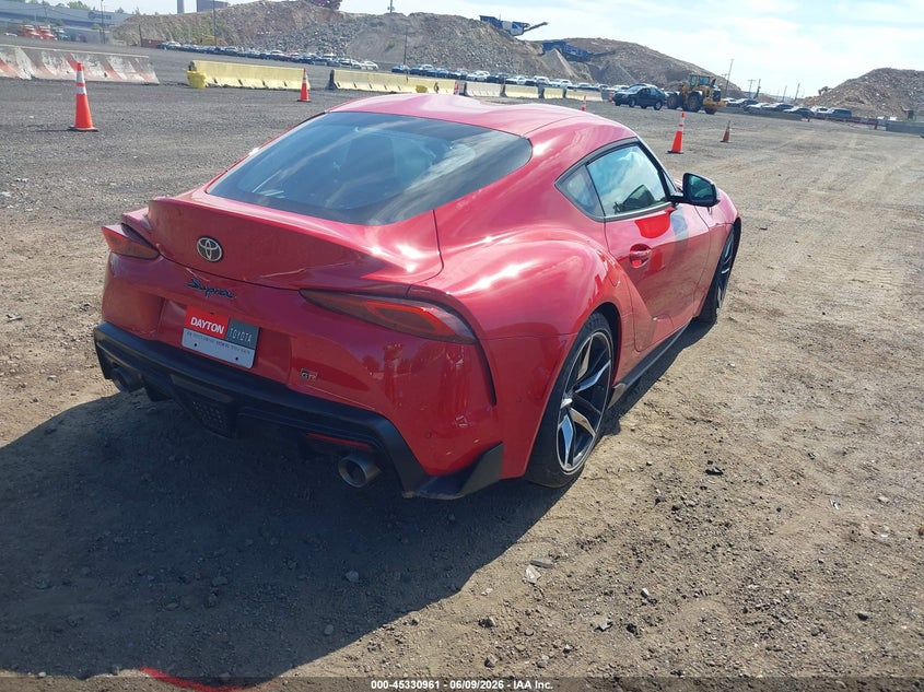 2022 Toyota Supra VIN WZ1DB0C01NW046451 IAAI salvage auction — FRONT END, Salvage Title, sold $26,050 on 2026-08-10 (photo 4)