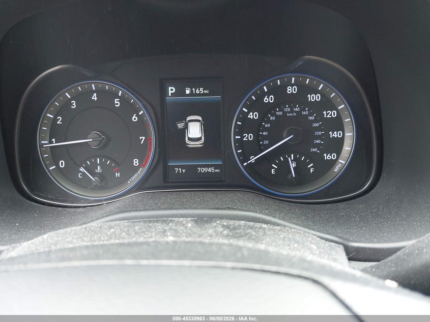 2020 Hyundai Kona VIN KM8K62AA3LU552935 IAAI salvage auction — HAIL, Salvage Title, sold $4,900 on 2026-07-20 (photo 7)