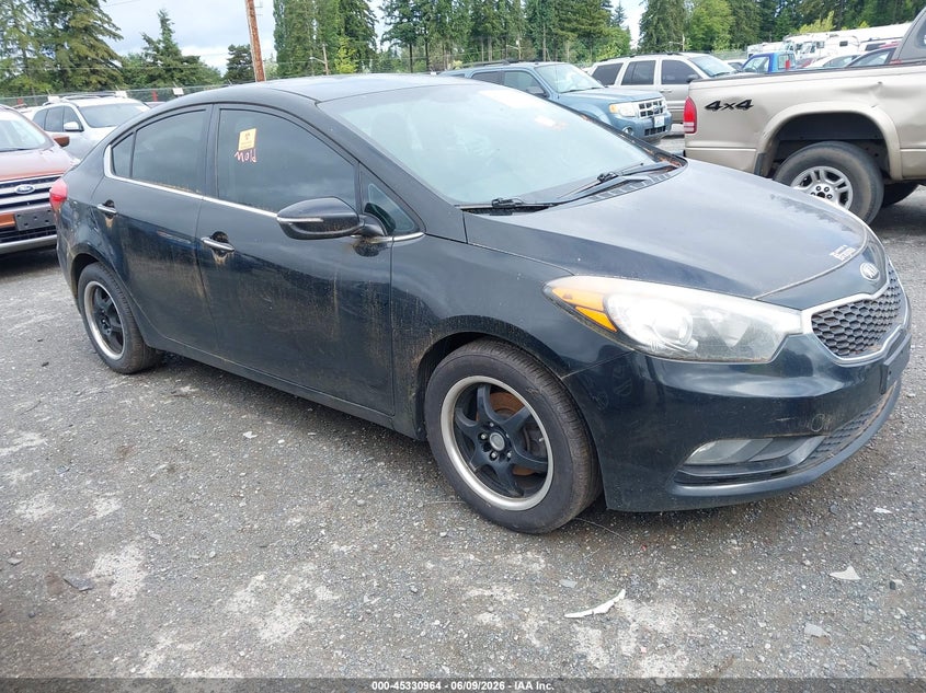 2014 Kia Forte VIN KNAFX4A87E5056445 IAAI salvage auction — NORMAL WEAR, Salvage Title, sold $350 on 2026-07-22 (photo 1)