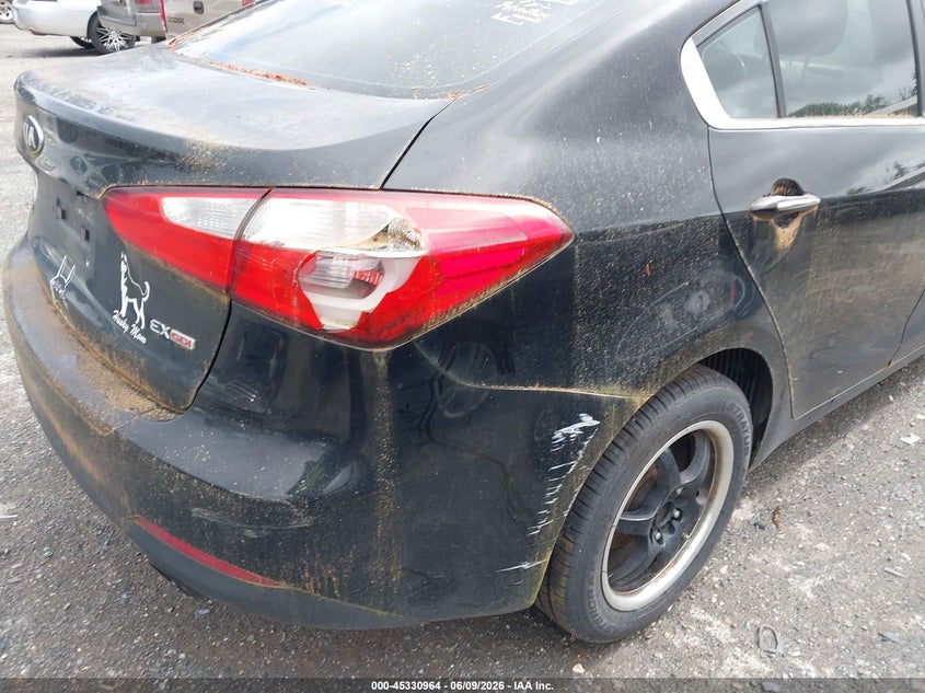 2014 Kia Forte VIN KNAFX4A87E5056445 IAAI salvage auction — NORMAL WEAR, Salvage Title, sold $350 on 2026-07-22 (photo 6)