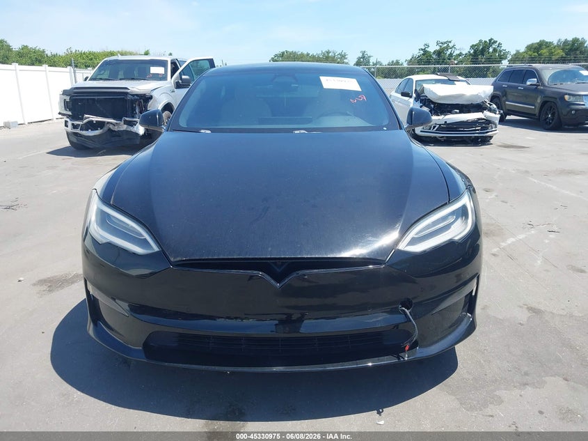 2021 Tesla Model s VIN 5YJSA1E52MF428420 IAAI salvage auction — NORMAL WEAR, Salvage Title, sold $17,800 on 2026-07-13 (photo 6)