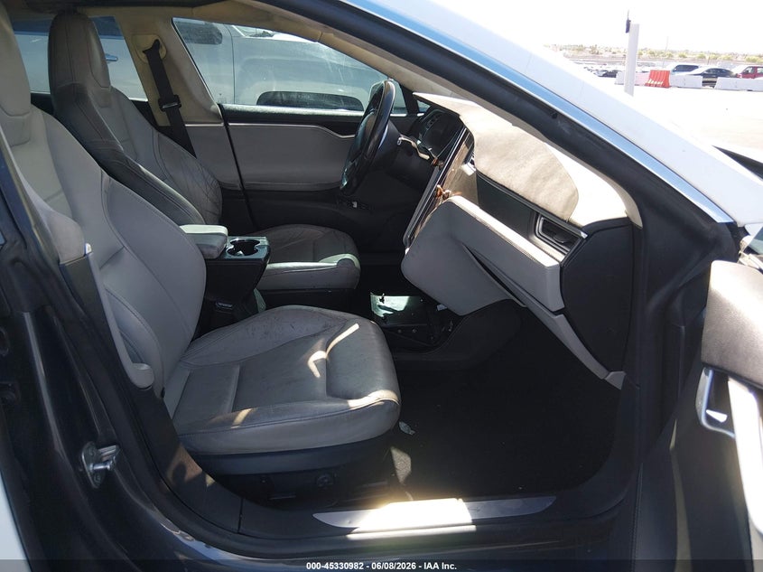 2015 Tesla Model s VIN 5YJSA1H23FFP77297 IAAI salvage auction — SIDE, Salvage Title, sold $3,400 on 2026-07-24 (photo 5)